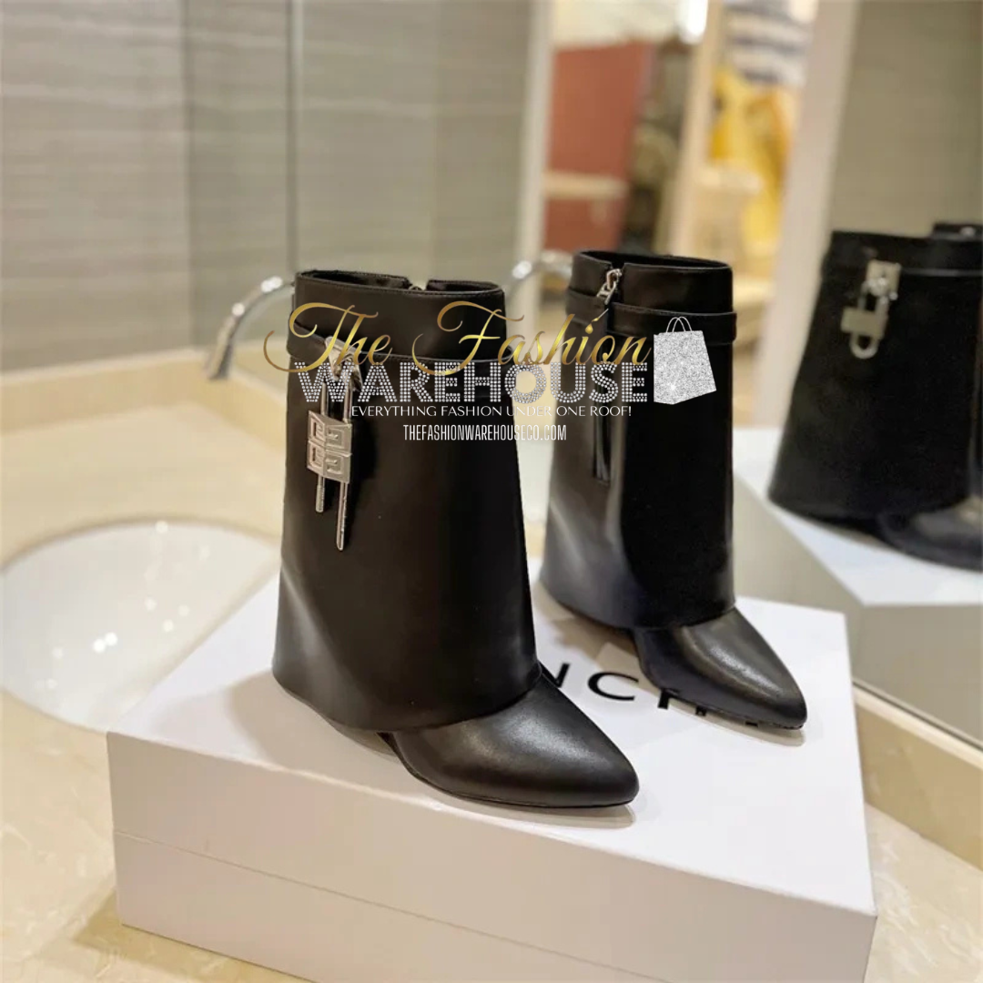 Luxury Short Shark Boot & Bag Set