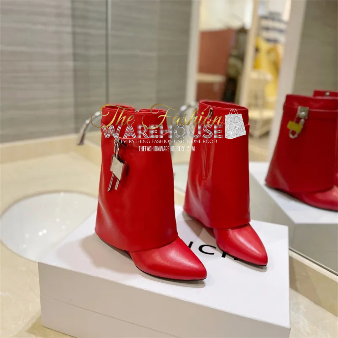 Luxury Short Shark Boot & Bag Set