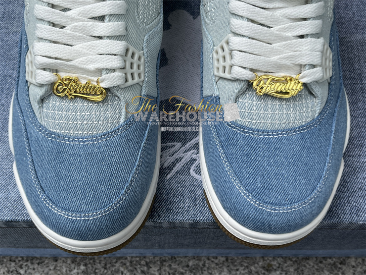 Women’s Air Jordan Retro 4 Textile Casual Shoe & Denim Bag Set – Premium Streetwear Style